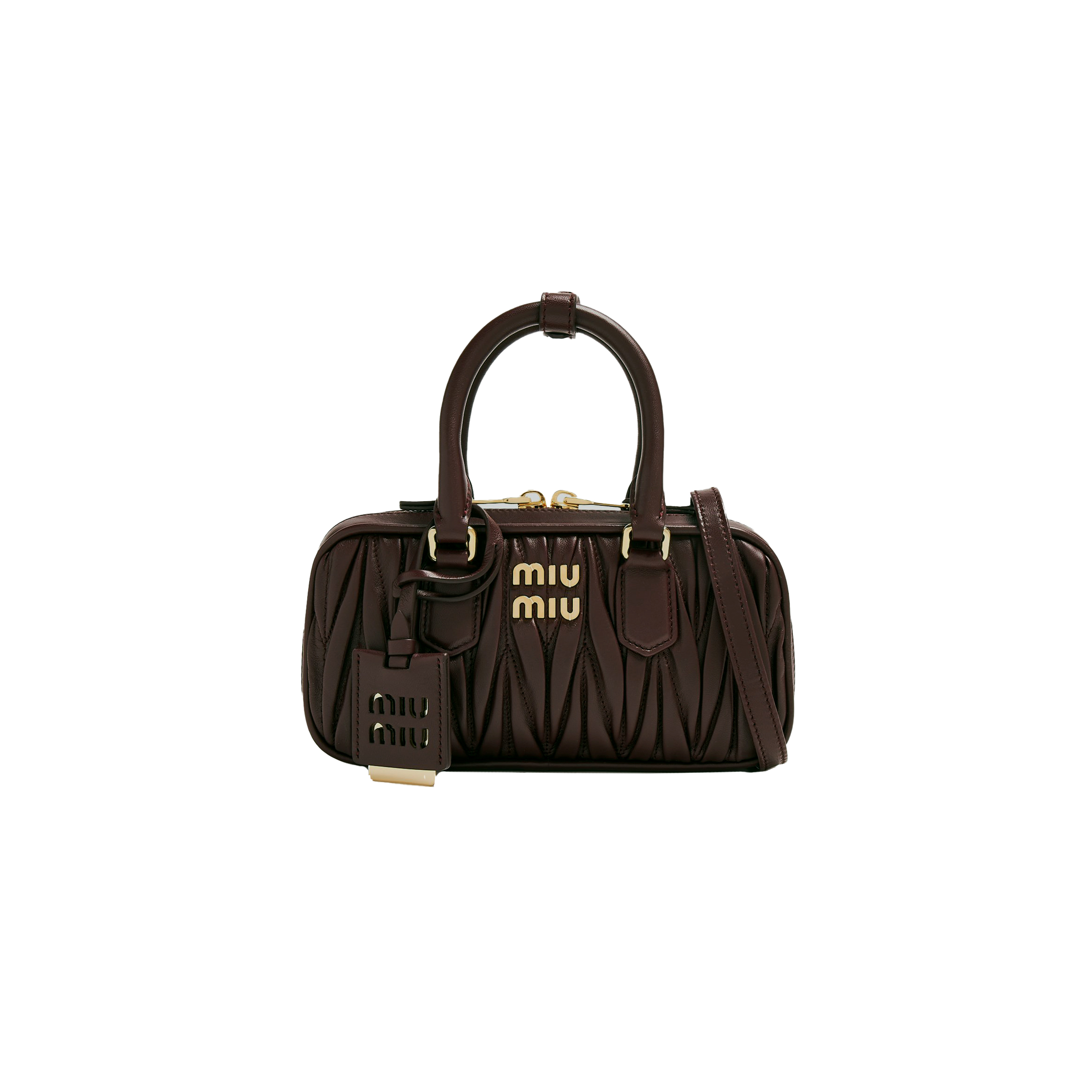 MIU MIU ARCADIE LEATHER MINI-BAG 5BP088 (19*10*5cm)